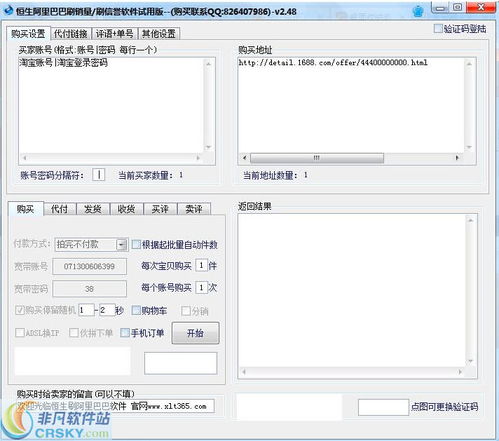 阿里刷銷量軟件開發與界面設計概覽